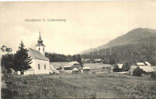 Schwanberg, Glashütten, H. Kölz / glass works, factory (EK)