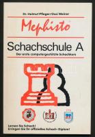 Dr. Helmut Pfleger-Ossi Weiner: Mephisto Schachschule A. München, 1987, Hegener+Glaser AG. Kiadói papírkötésben.