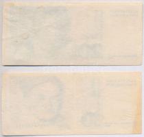 Németország 1991. 10M + 1993. 20M mindkettő hamis, csak előlap T:III
Germany 1991. 10 Mark + 1993. ...