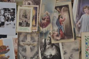 Vegyes szentkép tétel, benne litho és csipke is. db 35 db