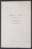 1894 Kolozsvár Sz. kir. város tervrajza utcajegyzékkel, J. Mach, Stein János könyvkereskedése. Bannw...