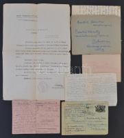 1945 A Bartók család (Bartók János és családja) levelei, illetve Erdei Ferenc belügyminiszter által aláírt kinevezés.