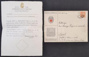 1914 Azo Országos M. K. Iparművészeti Hadokórház Majovszky Pál (1871-1935) műgyűjtő elnöke által aláírt levél báró Korányi Frigyesnének adomány megköszönése tárgyában