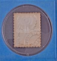 1979. "Nemzetközi Gyermekév" (2xklf) Ag bélyegérem (3.41g/0.835/27x22mm) T:PP,2(PP)