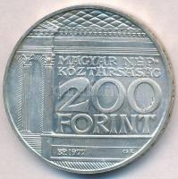 1977. 200Ft Ag "Nemzeti Múzeum" T:BU 
Adamo EM55