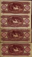 100Ft 1949. (2x), 1962. (4x), 1980. (2x), 1984. (2x), 1992. (1x), 1993. (1x) összesen 12db T:II+,II,...