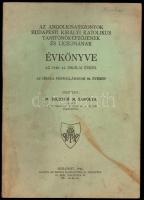 1940-1942 Az Angolkisasszonyok Budapesti Királyi Katolikus Tanítóképzőjének és Líceumának évkönyve, 2 db