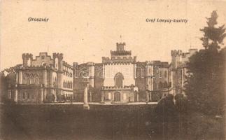 Oroszvár, Rusovce; Gróf Lónyai kastély, Preisak György kiadása / castle