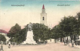 Sátoraljaújhely, Kossuth szobor, Löw Mihály kiadása (EK)