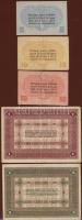 Olaszország 1918. 5db klf bankjegy T:II