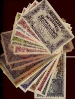 1945-46. 17db infla bankjegy T:II