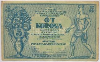 1919. 5K Osztrák-Magyar Bank... T:III szép papír