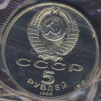 Szovjetunió 1988. 5R Ag "Leningrád" T:PP Eredeti vákumcsomagolásban!