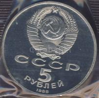Szovjetunió 1988. 5R Ag "Novgorod" T:PP Eredeti vákumcsomagolásban!