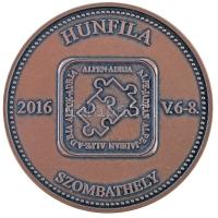 2016. "Alpok-Adria - Hunfila Szombathely 2016. V. 6-8." Br emlékérem (42,5mm) T:1