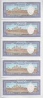 Kambodzsa 1972. 50R (10x) sorszámkövetők T:I
Cambodia 1972. 50 Riels (10x) sequential serials C:UNC...