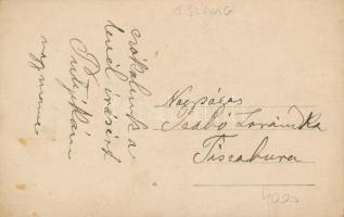 Tiszazug, épülő vasúti híd, munkások, kutya, photo (EK)