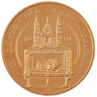 Bognár György (1944-) / Lebó Ferenc (1960-) 1991. "II. János Pál pápa látogatása - Budapest&quo...