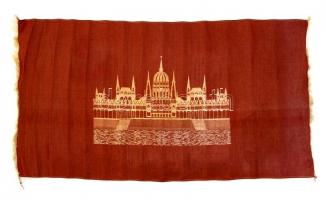 Parlament, retro textil fali dísz, 44x82 cm.