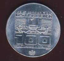 Ausztria 1976. 100Sch Ag "Olimpia-Innsbruck" T:2