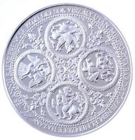 Bognár György (1944-) 1996. "Millecentenárium" Ag emlékérem tokban (15,59g/0.999/42,5mm) T...