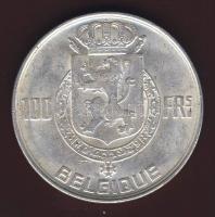 Belgium 1948. 100Fr Ag francia nyelvű variáns T:2