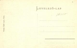 Tövis, Teius; Haáb Lajos mészáros és hentes üzlete és saját kiadása / butcher shop (EK)