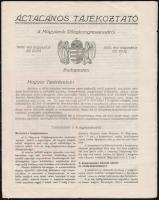 1929 Általános Tájékoztató a Magyarok Világkongresszusáról, 5 p.