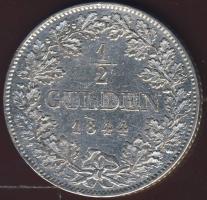 Német Államok/Bajorország 1844. 1/2G Ag I.Lajos T:3+ kis ph.