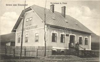 Mnichov pod Pradedem, Einsiedel; Weinhaus A. Thiel / wein hall, J. J. Olbrich (EK)