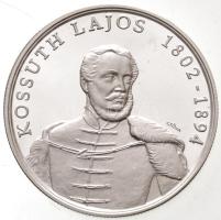 Csóka Zsuzsanna (1962-) 1998. "1848-49-as forradalom és szabadságharc 150. évfordulójára" éremsorozat: "Kossuth Lajos", "Batthyány Lajos", "Görgei Artúr", "Bem József", "Gábor Áron", "Petőfi Sándor" Ag emlékérmek eredeti dísztokban (35g/0.925/42,5mm) T:PP kis patina Hungary 1998. "150th Anniversary of the Hungarian Revolution of 1848-49" Ag medallion set with 6 different medallions with the portrait of Lajos Kossuth, Lajos Batthyány, Artúr Görgei, József Bem, Áron Gábor and Sándor Petőfi. The collection is in original case. Sign.: Zsuzsanna Csóka (35g/0.925/42,5mm) C:PP small patina