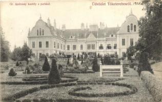 Tőketerebes, Trebisov; Gróf Andrássy kastély a parkkal. Schubernig Péter felvétele / castle with park (EK)