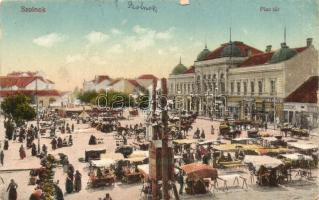 Szolnok, Piac tér, Fehér Adolf, Rosenzveig Ede és Koppán György üzlete (EB)