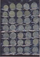 Szovjetunió 1964-71. 1R (35x) emlékpénzek, főleg különböző, közte ritkábbak T:2,3