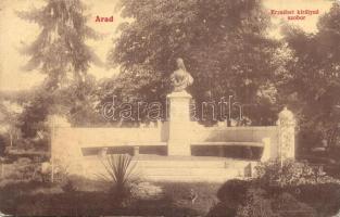 1907 Arad, Erzsébet királyné (Sissi) szobor. W.L. 509. / Empress Elisabeth of Austria (Sisi) statue (Rb)
