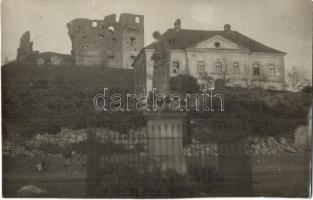 1938 Nagykövesd, Velky Kamenec; Rákóczi várrom / castle ruins, photo (vágott / cut)