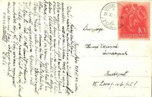 1938 Nagykövesd, Velky Kamenec; Rákóczi várrom / castle ruins, photo (vágott / cut)