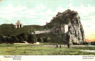 Dévény, Theben a. d. Donau; Árpád szobor / monument (EK)