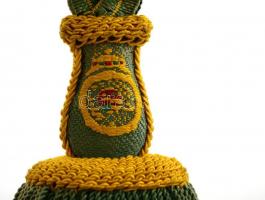 cca 1940 Kardbojt, hímzett magyar címerrel, szép állapotban  53 cm