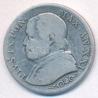 Olasz Államok / Pápai Államok 1867R 1L Ag "IX. Pius" T:3
Italian States / Papal States 18...