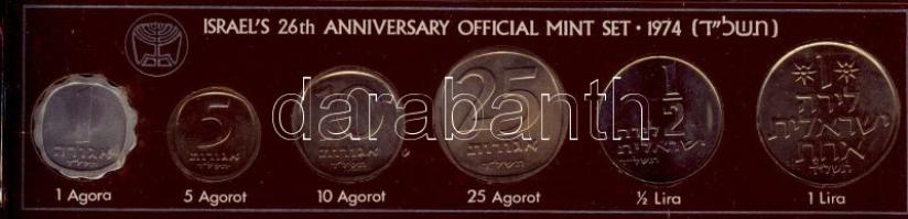 Izrael 1974. 1A - 1L 6klf db szettben T:1