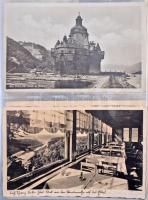 60 db RÉGI német városképes lap az 1930-as és 1940-es évekből albumban, vegyes minőség / 60 pre-1945 German town-view postcards in album, mixed quality