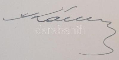 1933 Nagykállói Kállay Miklós (1887-1967) földmüvelésügyi miniszter, későbbi miniszterelnök levele L...