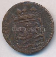 Holland Kelet-India 1752. 1D Cu T:3,3- Netherlands East Indies 1752. 1 Duit C:F,VG Krause KM#70