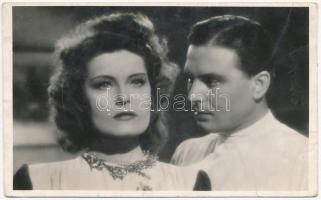 10 db RÉGI motívumlap, magyar színésznők, Karády, Szeleczky, Simor, Mezey, Honthy / 10 pre-1945 moti...