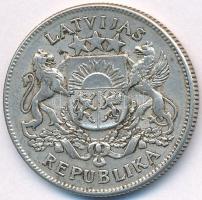 Lettország 1925. 2L Ag T:2
Latvia 1925. 2 Lati Ag C:XF
Krause KM#8