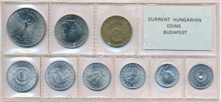 1980. 2f-10Ft (9xklf) érmés forgalmi sor fóliatokban T:1
Adamo FO13