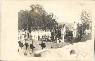 Osztrák-magyar haditengerész temetés szárazföldön / K.u.K. Kriegsmarine, mariners funeral, photo