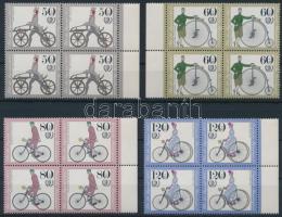 Bicycles margin blocks of 4, Kerékpárok ívszéli négyestömbök