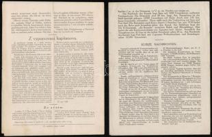 1920 Mohikan a 35. szállítmány hajóújságja. Magyar és német kiadások. Többnyelvű hadifogoly újság 4-...